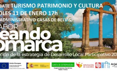 Foro Debate sobre Turismo, Patrimonio y Cultura 11/01 a las 17:00h en Casas de Belvís.